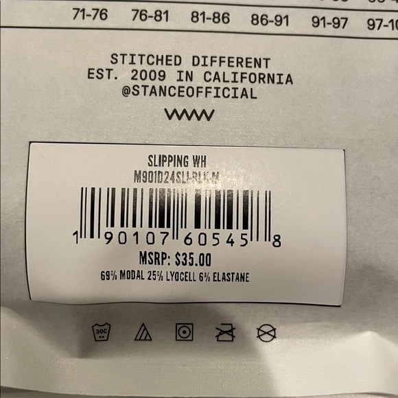 NWT Stance Mens Butterblend Wholester Pouch Black Boxer Briefs, Size Medium - Picture 6 of 6